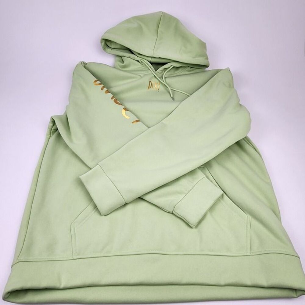 Pixi Hoodie XL Light Green Glow On Gorgeous Pullover Sweatshirt Womens